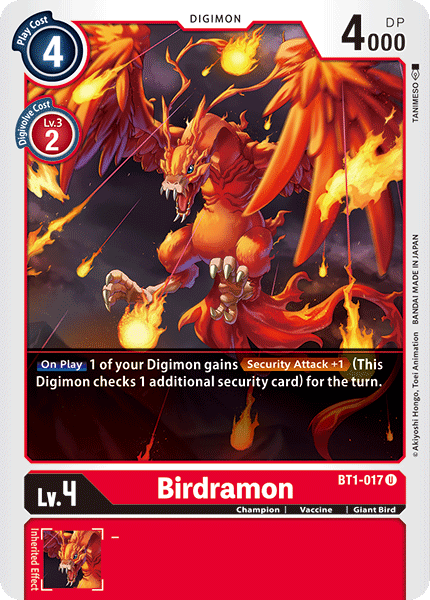 Birdramon (BT1-017) Uncommon