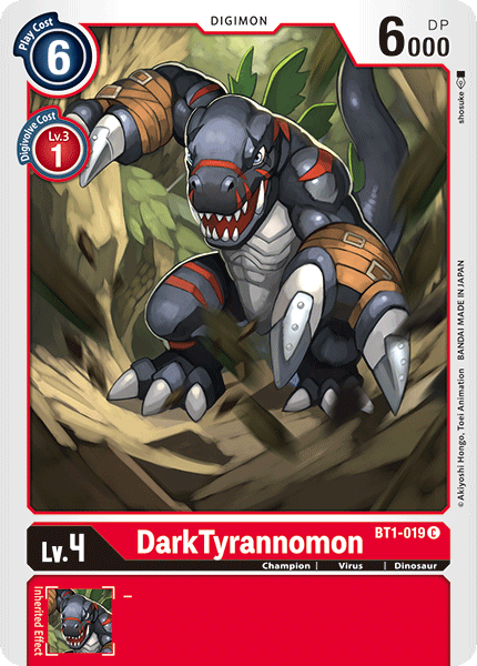 DarkTyrannomon (BT1-019) Common