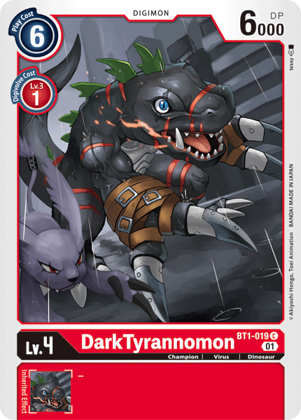 DarkTyrannomon (BT1-019) ST7 Reprint