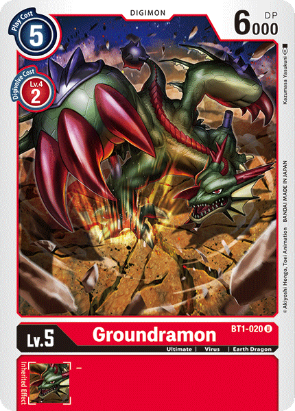 Groundramon (BT1-020) Uncommon