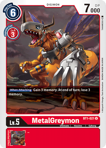 MetalGreymon (BT1-021) Uncommon