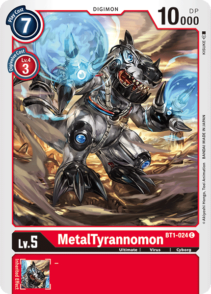 MetalTyrannomon (BT1-024) Common