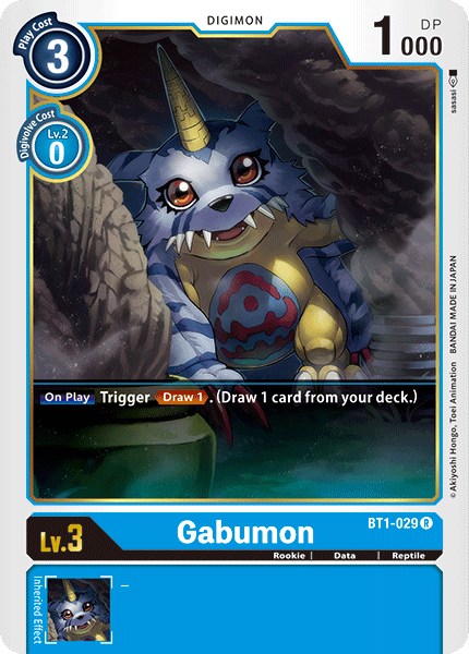 Gabumon (BT1-029) Rare