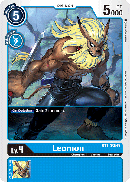 Leomon (BT1-035) Uncommon