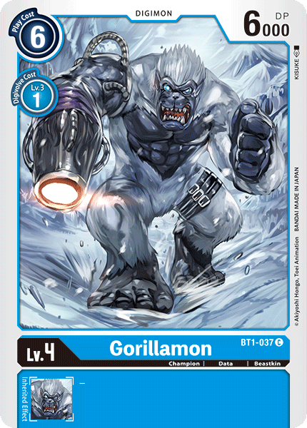 Gorillamon (BT1-037) Common