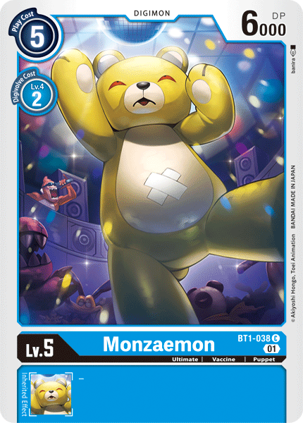 Monzaemon (BT1-038) ST8 Reprint