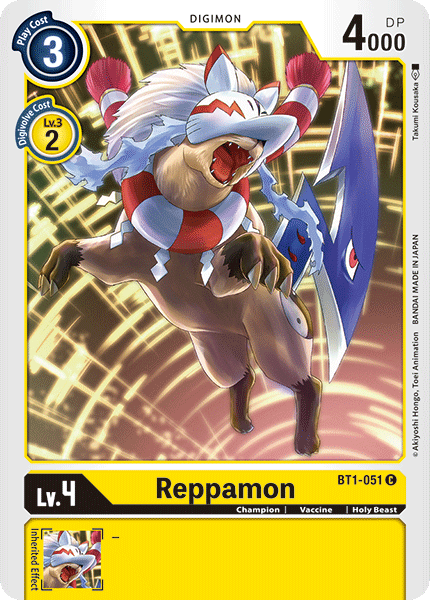 Reppamon (BT1-051) Common