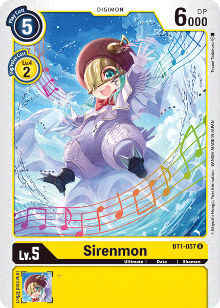 Sirenmon (BT1-057) Uncommon