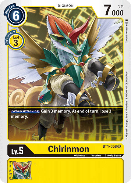 Chirinmon (BT1-058) Uncommon