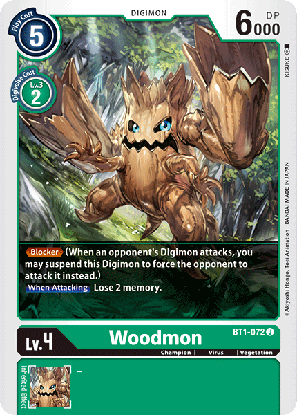 Woodmon (BT1-072) Uncommon