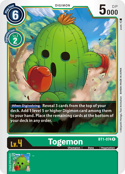 Togemon (BT1-074) Rare