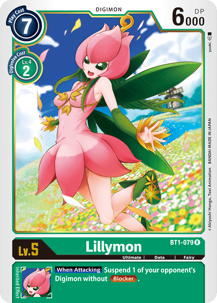 Lillymon (BT1-079) Rare