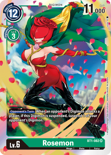 Rosemon (BT1-082) Super Rare