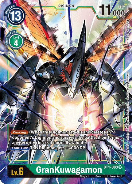 GranKuwagamon (BT1-083) Alternative Art (Dash pack)