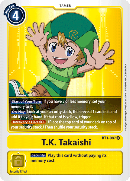 T.K. Takaishi (BT1-087) Rare