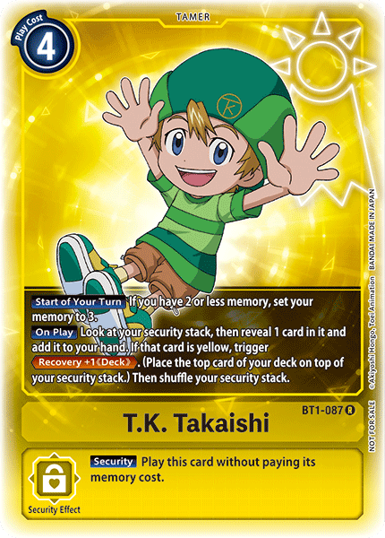 T.K. Takaishi (BT1-087) Box Topper