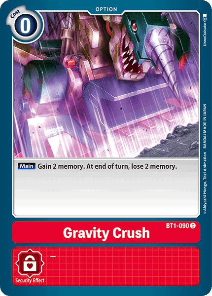 Gravity Crush (BT1-090) Common
