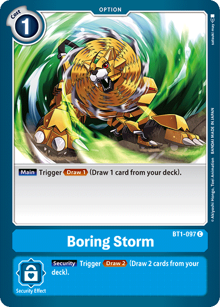 Boring Storm (BT1-097) Common