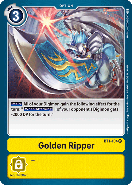 Golden Ripper (BT1-104) Common