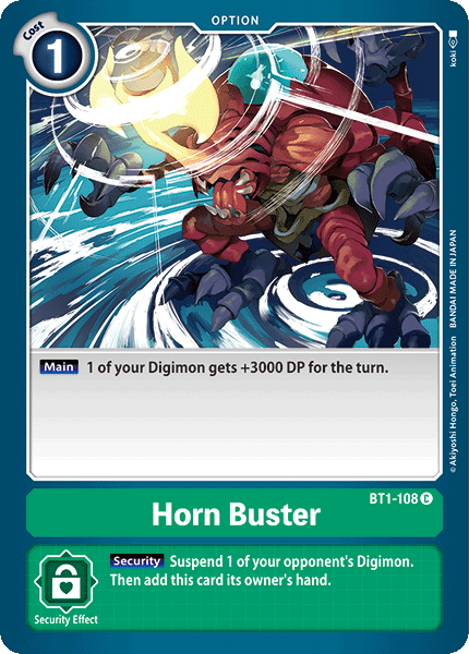 Horn Buster (BT1-108) Common