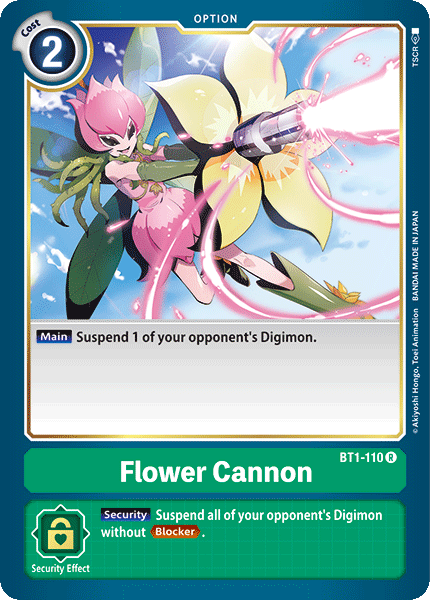 Flower Cannon (BT1-110) ST9 Reprint