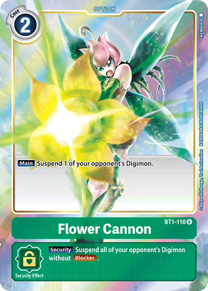 Flower Cannon (BT1-110) Alternative Art