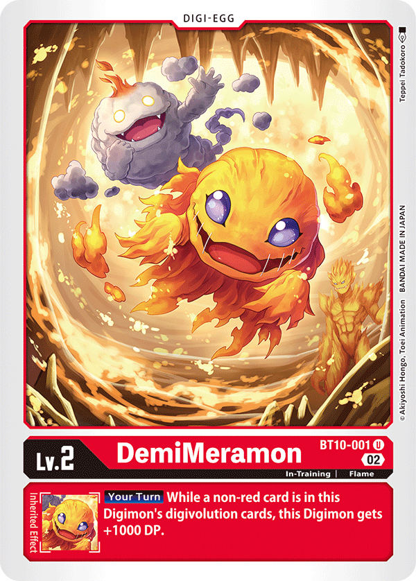 Demimeramon (BT10-001) Uncommon