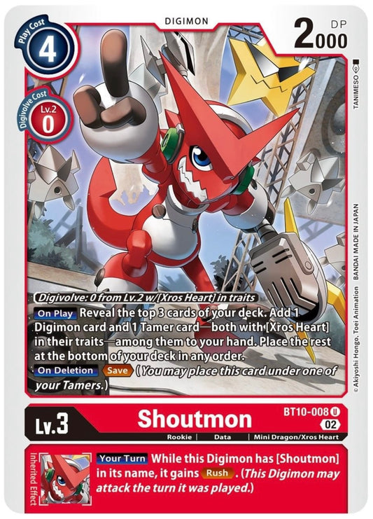 Shoutmon (BT10-008) Uncommon