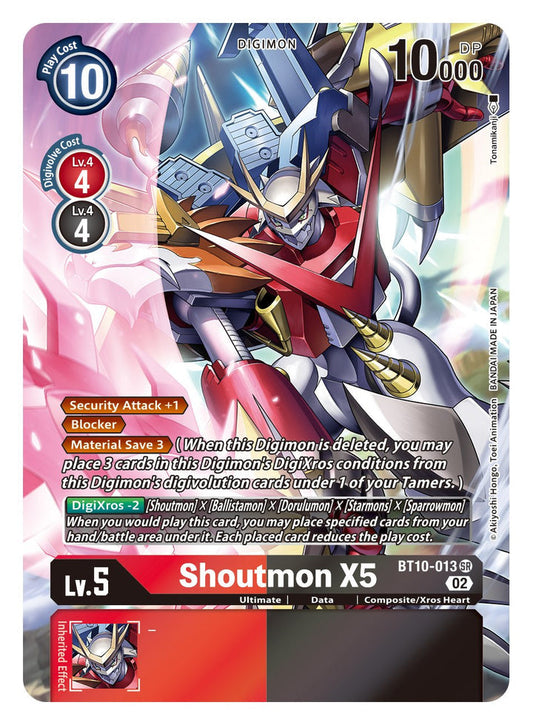 Shoutmon X5 (BT10-013) Alternative Art