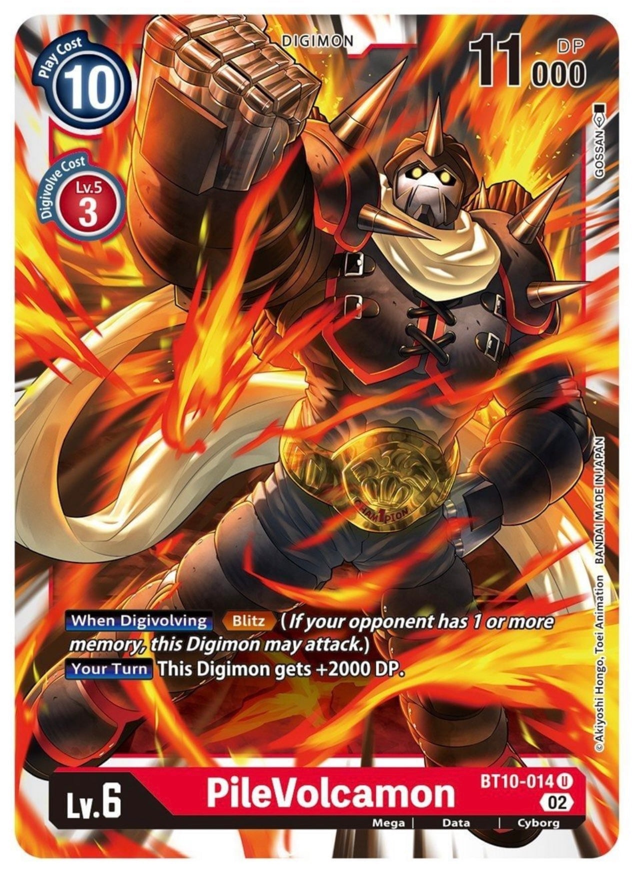 PileVolcamon (BT10-014) Uncommon