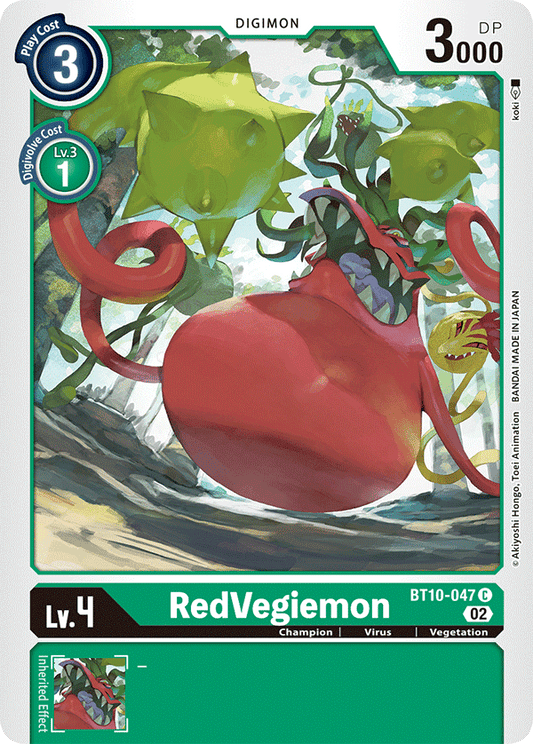 RedVegiemon (BT10-047) Common