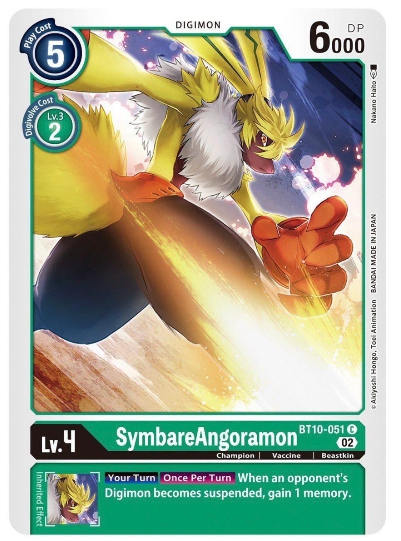 SymbareAngoramon (BT10-051) Common