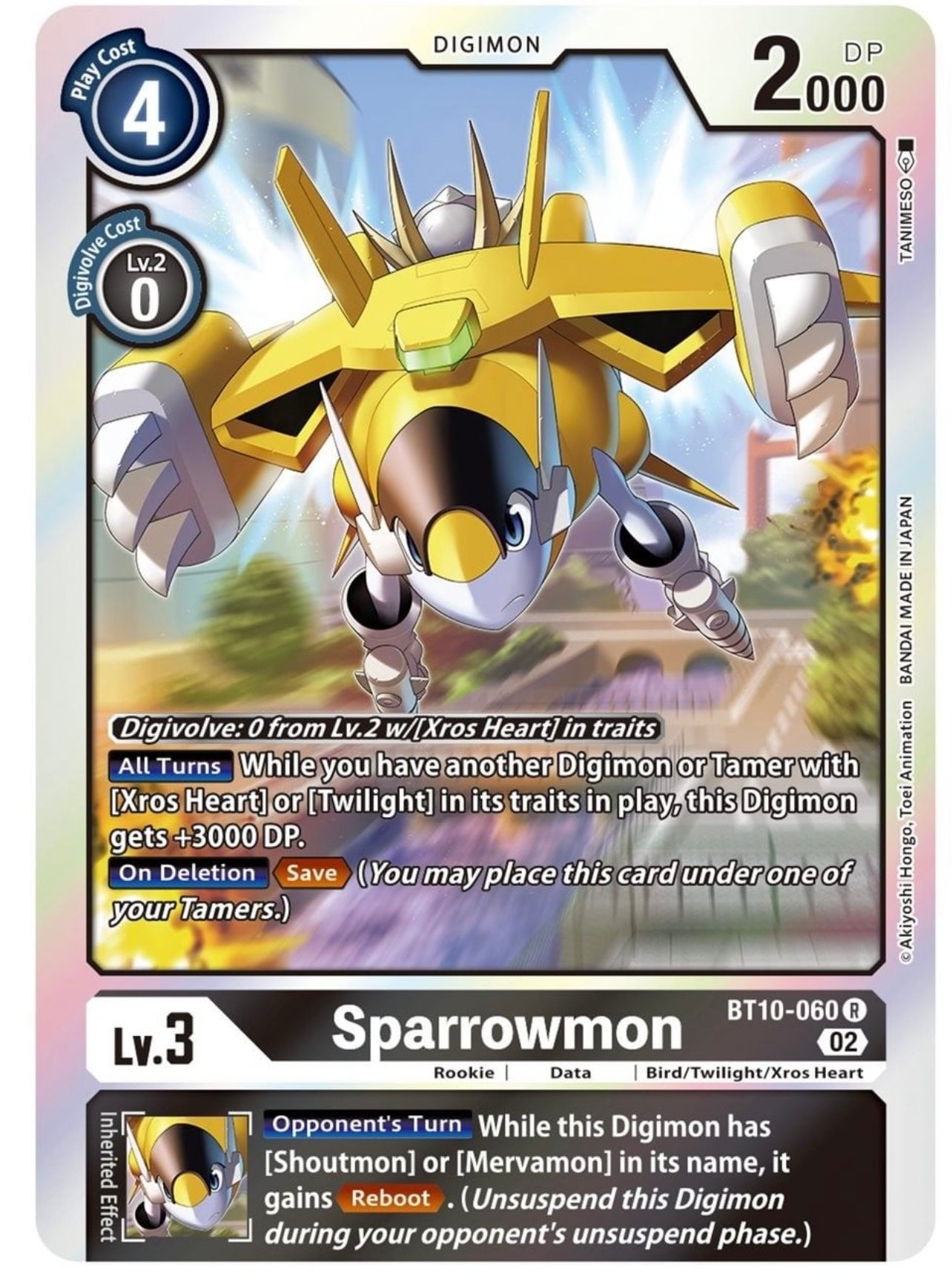 Sparrowmon (BT10-060) Rare