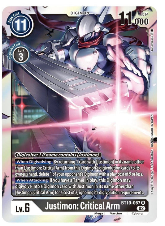 Justimon: Critical Arm (BT10-067) Rare