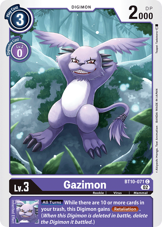 Gazimon (BT10-071) Common