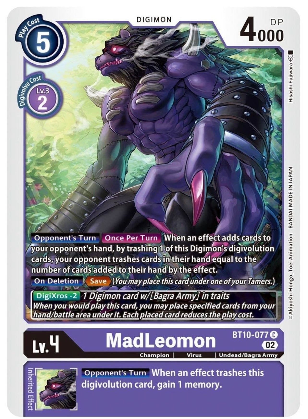 MadLeomon (BT10-077) Common