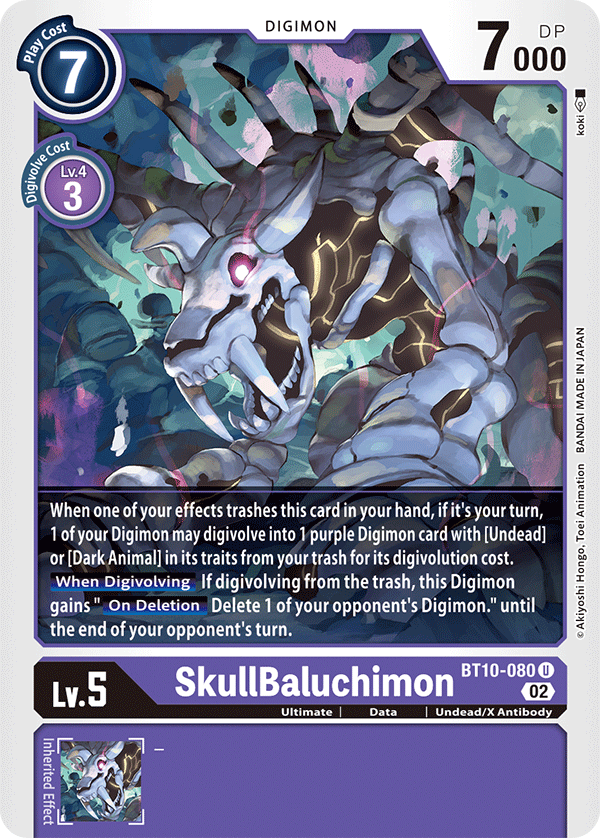 SkullBaluchimon (BT10-080) Uncommon