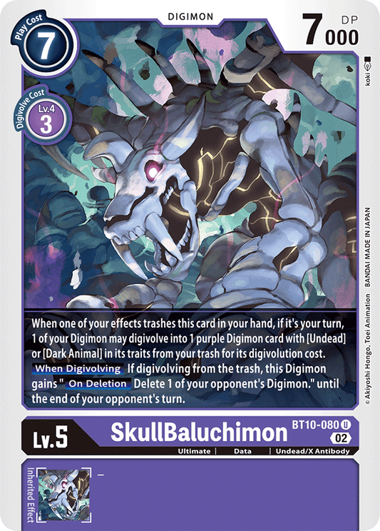 SkullBaluchimon (BT10-080) Uncommon