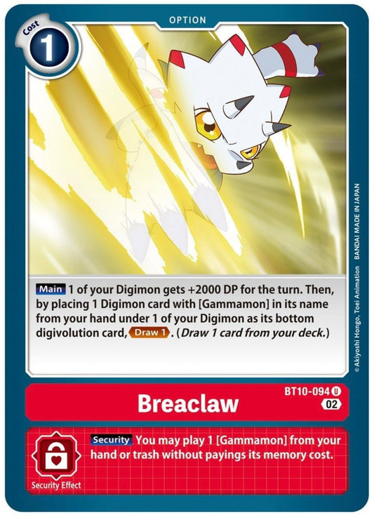 Breaclaw (BT10-094) Uncommon