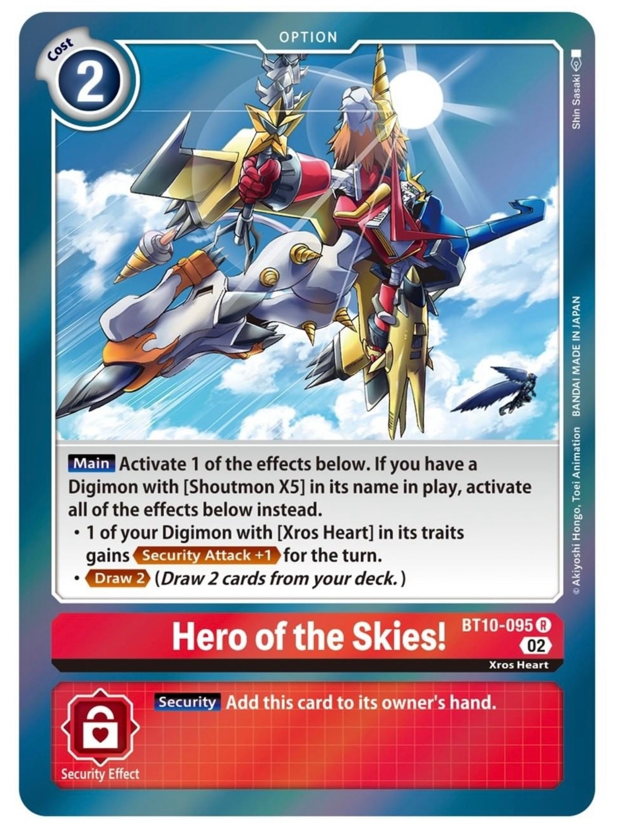 Hero of the Skies! (BT10-095) Rare