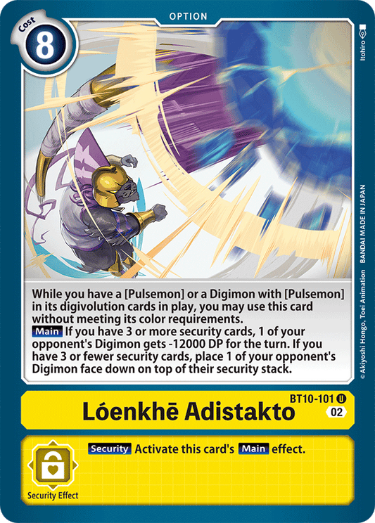 Lóenkhē Adistakto (BT10-101) Uncommon