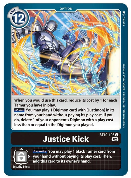 Justice Kick (BT10-106) Uncommon