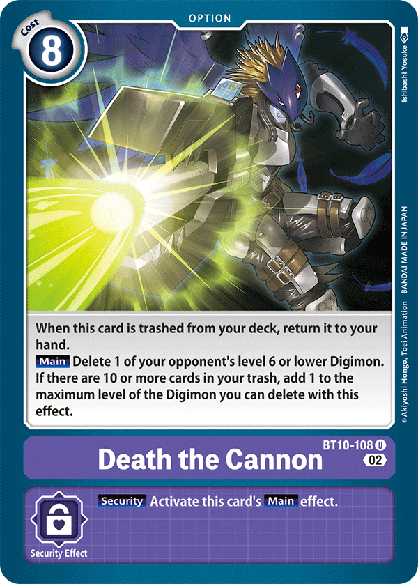 Death the Cannon (BT10-108) Uncommon