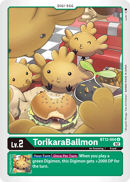 TorikaraBallmon (BT12-004) Uncommon