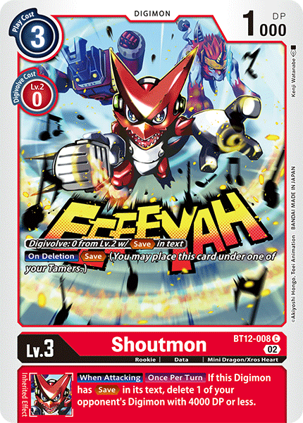 Shoutmon (BT12-008) Common