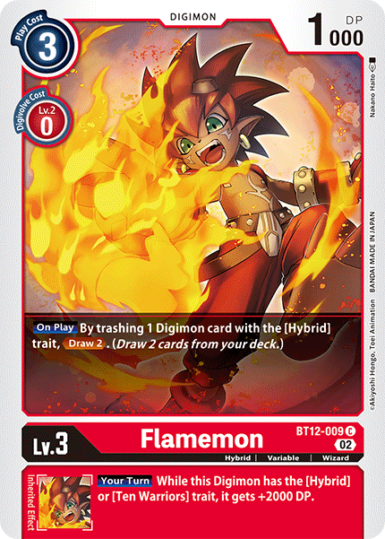 Flamemon (BT12-009) Common