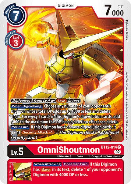 OmniShoutmon (BT12-014) Common