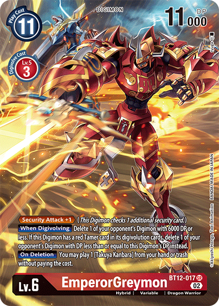 EmperorGreymon (BT12-017) Alternative Art