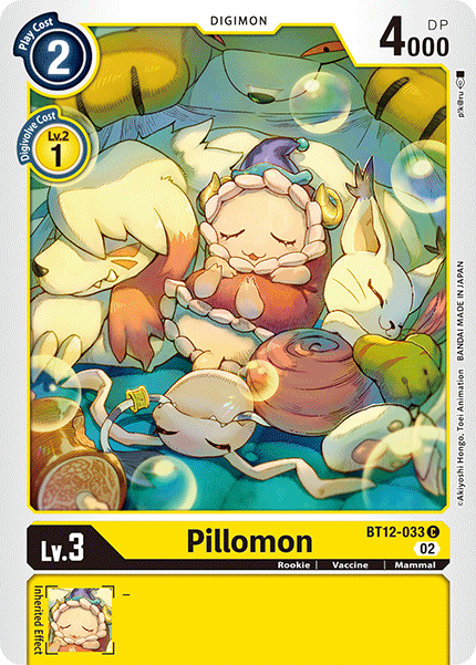 Pillomon (BT12-033) Common