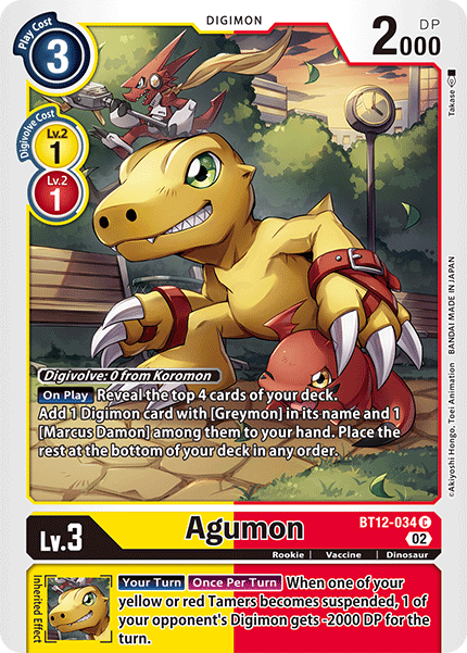 Agumon (BT12-034) Common